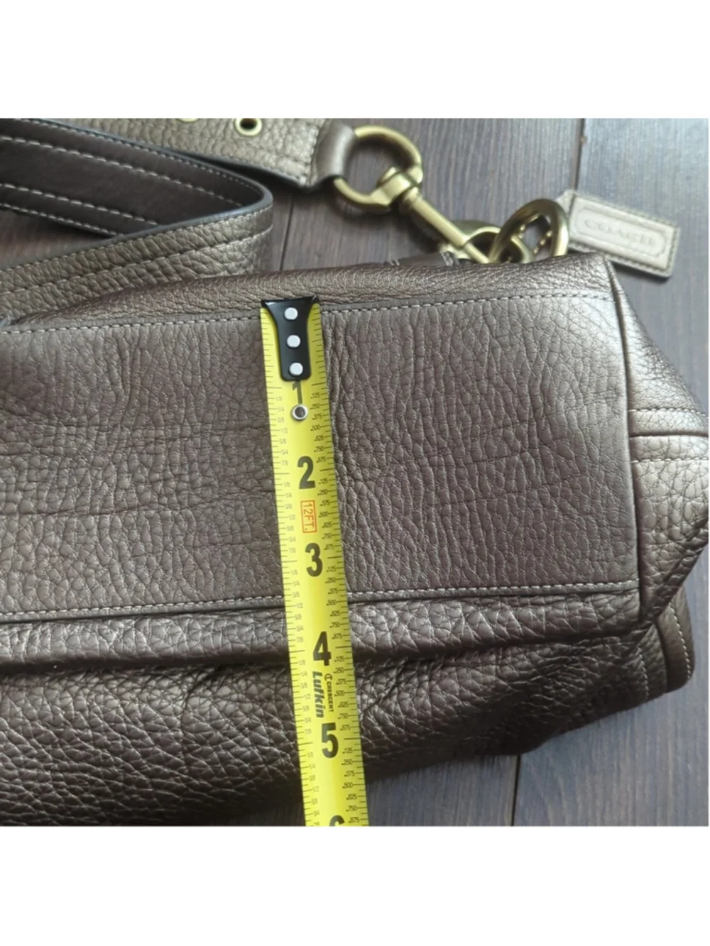 Coach G0982-F14043 Brooklyn EXTRA LARGE Shoulder Bag Messenger Satchel